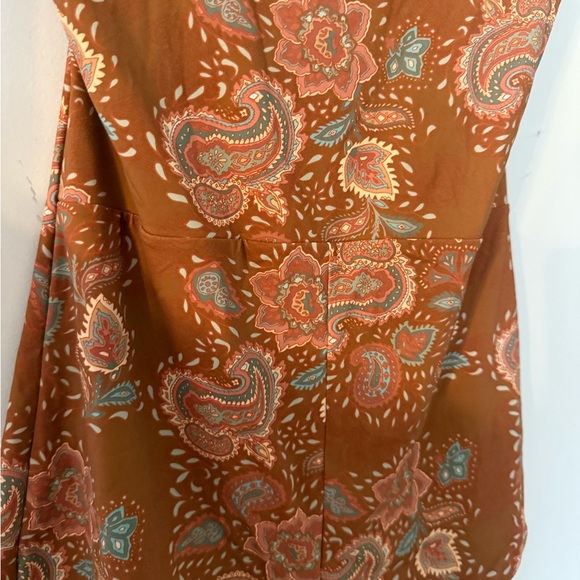 Rhythm Tank Short One-Piece Surf Suit – Brown Paisley – Size Medium – NWT Liner - Picture 4 of 10